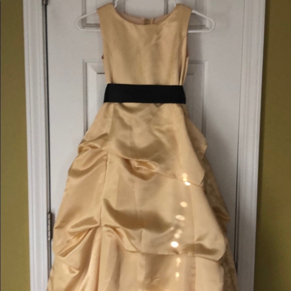 Gold and black size 12 youth dress